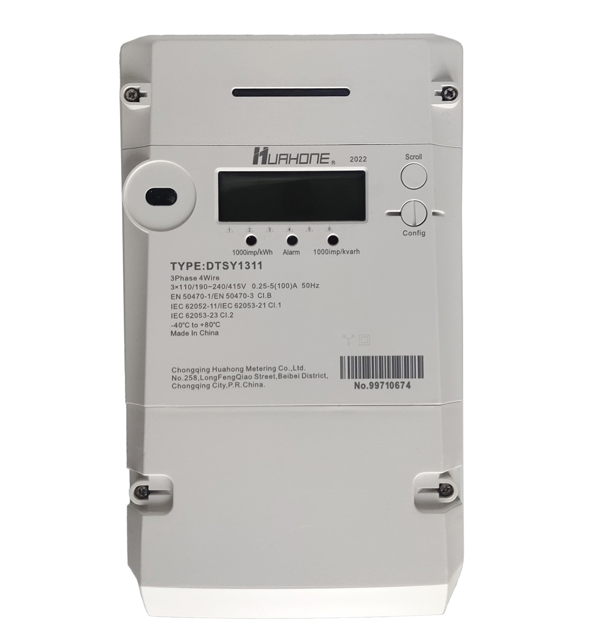 DTSY1311 Three Phase Four Wire Smart Meter